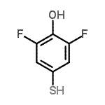 CAS#: 151389-58-1, 2,6-Difluoro-4-Sulfanylphenol