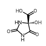 CAS 登录号：151435-01-7， (4S)-4-羟基-2,5-二氧代-4-咪唑烷羧酸
