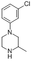CAS 登录号：151447-85-7， 1-(3-氯苯基)-3-甲基-哌嗪
