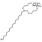 CAS#: 151460-00-3, 2,2,3,3-Tetramethyl-9-Tetradecyl-1,4,8,11-Tetraoxacyclotetradecane
