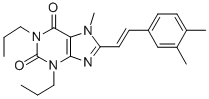 CAS#: 151539-30-9, 8-[(E)-2-(3,4-Dimethylphenyl)Ethenyl]-7-Methyl-1,3-Dipropylpurine-2,6-Dione