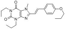 CAS#: 151539-44-5, 7-Methyl-8-[(E)-2-(4-Propoxyphenyl)Ethenyl]-1,3-Dipropylpurine-2,6-Dione