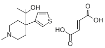 CAS#: 151656-58-5, 4-(3-Thienyl)-alpha,alpha,1-trimethyl-4-piperidinemethanol hemifumarate salt