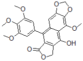 CAS#: 151703-06-9, 9-Hydroxy-10-Methoxy-5-(3,4,5-Trimethoxyphenyl)-8H-[2]Benzoxolo[6,5-f][1,3]Benzodioxol-6-One