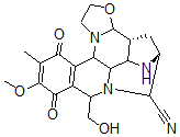 CAS 登录号：152053-14-0， (3aS-(3aalpha,4alpha,4abeta,6alpha,7beta,9alpha,13bbeta,13cbeta))-1,2,3a,4,4a,6,7,9,10,13,13b,13c-十二氢-9-(羟基甲基)-11-甲氧基-12-甲基-10,13-二氧代-4,6-甲桥-5H-苯并(h)恶唑并(3,2-a)吡嗪并(3,2,1-去)(1,5)萘啶-7-甲腈