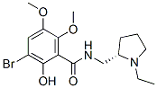 CAS#: 152127-74-7, 3-Bromo-N-[(1-Ethylpyrrolidin-2-Yl)Methyl]-2-Hydroxy-5,6-Dimethoxybenzamide