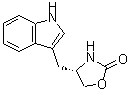 CAS 登录号：152153-01-0， (4S)-4-(1H-吲哚-3-基甲基)-1,3-恶唑烷-2-酮