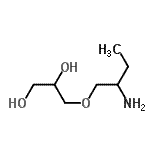 CAS#: 152398-96-4, 3-(2-Aminobutoxy)-1,2-Propanediol