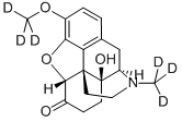 CAS#: 152477-91-3, (5alpha)-4,5-Epoxy-14-Hydroxy-3-(Methoxy-D3)-17-(Methyl-D3)-Morphinan-6-One