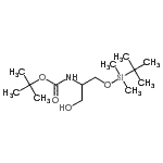 CAS#: 152491-85-5, 2-Methyl-2-Propanyl (1-{[Dimethyl(2-Methyl-2-Propanyl)Silyl]Oxy}-3-Hydroxy-2-Propanyl)Carbamate