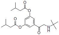 CAS#: 152504-55-7, [3-[2-(Tert-Butylamino)Acetyl]-5-(3-Methylbutanoyloxy)Phenyl] 3-Methylbutanoate