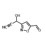 CAS 登录号：152663-46-2， 3-(1-羟基-2-丙炔-1-基)-1,2-恶唑-5-甲醛
