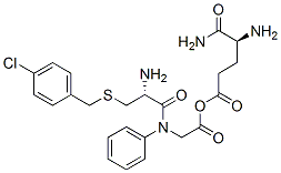 CAS#: 152684-55-4, (2S)-2-Amino-5-[[(2R)-2-Amino-3-[(4-Chlorophenyl)Methylsulfanyl]Propanoyl]-[(1R)-2-Hydroxy-2-Oxo-1-Phenylethyl]Amino]-5-Oxopentanoic Acid