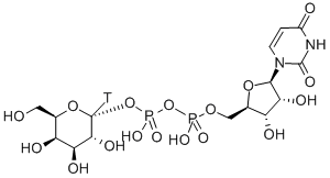 CAS 登录号：152697-47-7， 尿苷 5'-二磷酰-半乳糖-[半乳糖-1-3H(N)]