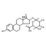 CAS#: 15270-34-5, 3-Hydroxy-17-oxoestra-1,3,5(10)-trien-16-yl hexopyranosiduronic acid