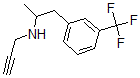 CAS 登录号：15270-68-5， alpha-甲基-N-(2-丙炔基)-3-(三氟甲基)苯乙胺