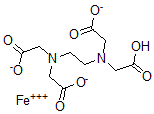 CAS 登录号：15275-07-7， 铁(III)-乙二胺四乙酸