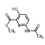 CAS#: 152824-40-3, Methyl 6-Acetamido-3-Hydroxy-2-Pyridinecarboxylate
