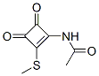 CAS#: 152836-82-3, N-[2-(Methylthio)-3,4-Dioxo-1-Cyclobuten-1-Yl]-Acetamide