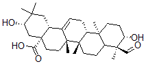 CAS#: 152845-76-6, (3S,4aR,6aR,6aS,6bR,9S,10S,12aR,14bR)-9-Formyl-3,10-Dihydroxy-2,2,6a,6b,9,12a-Hexamethyl-1,3,4,5,6,6a,7,8,8a,10,11,12,13,14b-Tetradecahydropicene-4a-Carboxylic Acid
