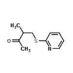 CAS#: 153054-51-4, 3-Methyl-4-(2-Pyridinylsulfanyl)-2-Butanone