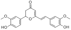 CAS#: 153127-42-5, 2,3-Dihydro-2-(4-Hydroxy-3-Methoxyphenyl)-6-[(1E)-2-(4-Hydroxy-3-Methoxyphenyl)Ethenyl]-4H-Pyran-4-One