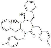 CAS#: 153182-46-8, (4R,5S,6S,7R)-5,6-Dihydroxy-1,3-Bis[(4-Methylphenyl)Methyl]-4,7-Bis(Phenylmethyl)-1,3-Diazepan-2-One