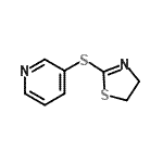CAS#: 153334-49-7, 3-(4,5-Dihydro-1,3-Thiazol-2-Ylsulfanyl)Pyridine