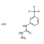 CAS#: 153513-69-0, N-[3-(Trifluoromethyl)Phenyl]Hydrazinecarboxamide Hydrochloride (1:1)