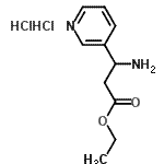 CAS 登录号：153524-69-7， 3-氨基-3-(3-吡啶基)丙酸乙酯二盐酸盐