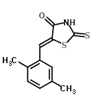 CAS#: 153567-96-5, (5Z)-5-(2,5-Dimethylbenzylidene)-2-Thioxo-1,3-Thiazolidin-4-One