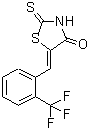 CAS#: 153568-04-8, (5Z)-2-Thioxo-5-[2-(Trifluoromethyl)Benzylidene]-1,3-Thiazolidin-4-One