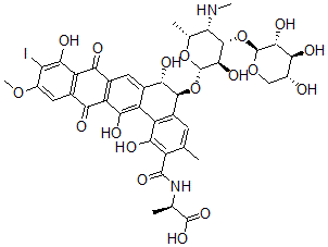 CAS#: 153619-28-4, 10-Iodopradimicin A