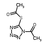 CAS#: 153628-20-7, S-(1-Acetyl-1H-Tetrazol-5-Yl) Ethanethioate