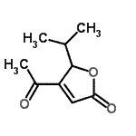 CAS 登录号：153683-18-2， 4-乙酰基-5-异丙基-2(5H)-呋喃酮