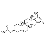CAS#: 15369-66-1, [(3S,8R,9S,10R,13S,14S,17R)-17-Acetyl-17-Hydroxy-10,13-Dimethyl-16-Methylene-2,3,4,7,8,9,11,12,14,15-Decahydro-1H-Cyclopenta[a]Phenanthren-3-Yl] Acetate