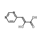CAS 登录号：153690-13-2， (2Z)-2-羟基-3-(4-嘧啶基)丙烯酸
