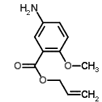 CAS 登录号：153775-10-1， 烯丙基5-氨基-2-甲氧基苯甲酸酯