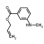 CAS 登录号：153775-51-0， 烯丙基3-(甲基氨基)苯甲酸酯