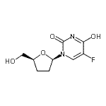 CAS#: 15379-30-3, 5-Fluoro-1-[(2R,5S)-5-(Hydroxymethyl)Tetrahydro-2-Furanyl]-2,4(1H,3H)-Pyrimidinedione
