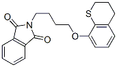 CAS 登录号:153804-48-9, 2-(4-硫代色满-8-基氧基丁基)异吲哚-1,3-二酮