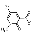 CAS#: 153888-45-0, 5-Bromo-1-Methyl-3-Nitro-2(1H)-Pyridinone