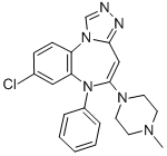 CAS#: 153901-53-2, 8-Chloro-5-(4-Methylpiperazin-1-Yl)-6-Phenyl-[1,2,4]Triazolo[4,3-a][1,5]Benzodiazepine