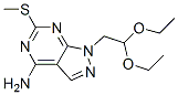 CAS#: 153901-71-4, 1-(2,2-Diethoxyethyl)-6-Methylsulfanylpyrazolo[4,5-e]Pyrimidin-4-Amine