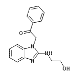 CAS#: 154055-44-4, 2-{2-[(2-Hydroxyethyl)Amino]-1H-Benzimidazol-1-Yl}-1-Phenylethanone