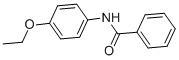 CAS 登录号：15437-14-6， N-(4-乙氧基苯基)苯甲酰胺