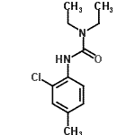 CAS 登录号：15441-96-0， 3-(2-氯-4-甲基苯基)-1,1-二乙基脲