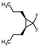 CAS#: 154413-36-2, (2R,3S)-1,1-Difluoro-2,3-Dipropylcyclopropane
