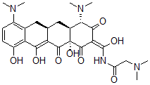 CAS#: 154445-07-5, N-[(E)-[(4S,4aS,5aR,12aS)-4,7-Bis(Dimethylamino)-10,11,12a-Trihydroxy-1,3,12-Trioxo-4a,5,5a,6-Tetrahydro-4H-Tetracen-2-Ylidene]-Hydroxymethyl]-2-Dimethylaminoacetamide