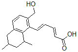 CAS#: 154445-09-7, (2E,4E)-5-[2-(Hydroxymethyl)-6,8-Dimethyl-5,6,7,8-Tetrahydronaphthalen-1-Yl]Penta-2,4-Dienoic Acid